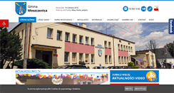 Desktop Screenshot of gminamoszczenica.eu
